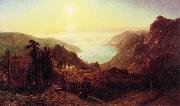 Albert Bierstadt Donner Lake from the Summit USA oil painting artist